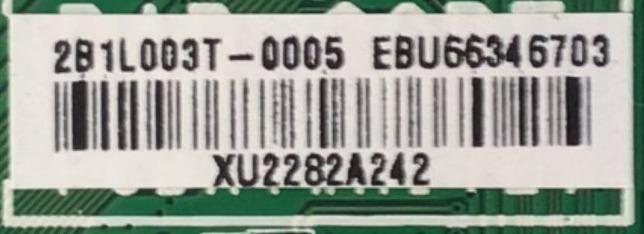 MAIN PARA TV LG 4K UHD HDR SMART TV / NUMERO DE PARTE EBU66346703 / EAX69581703 / 66346703 / EAX69581703(1.2) / PANEL NC430TQG-VHKH3 / MODELO 43UP7670PUC / 43UP7670PUC.BUSSLJM - Imagen 2